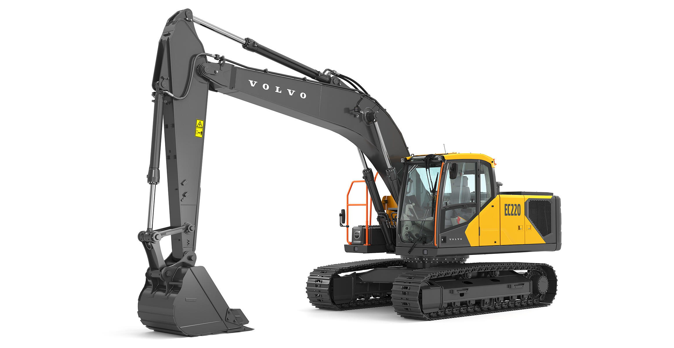 Volvo EC220 Excavator — view 1